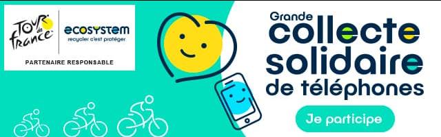 Faites un geste environnemental et solidaire en participant à notre Grande Collecte Solidaire de téléphones