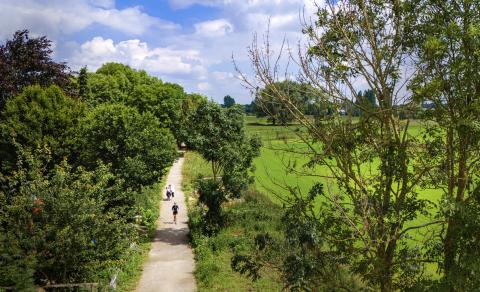 À vélo entre Lys et Ferrain à la découverte de la nature, du patrimoine et des paysages flamands