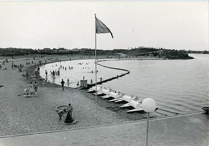 La plage des Prés du Hem en 1982