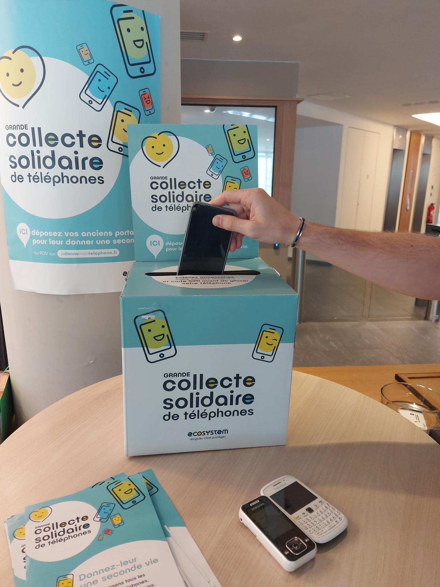 Collecte de téléphones